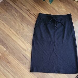 LOFT Elegant Black Pencil Skirt